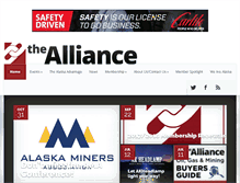 Tablet Screenshot of alaskaalliance.com